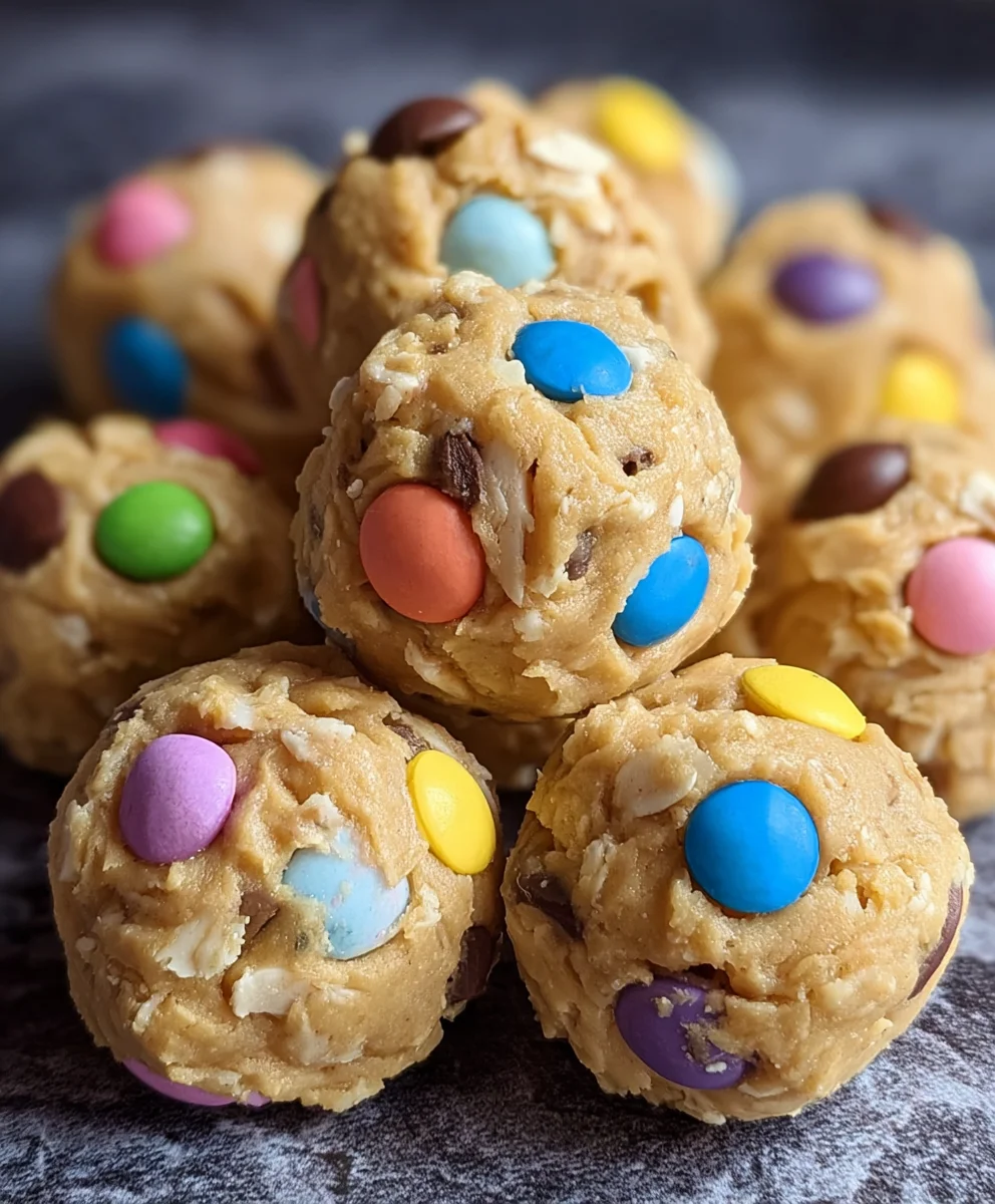 Easter Egg Cookie Dough Bites-No-Bake Treat