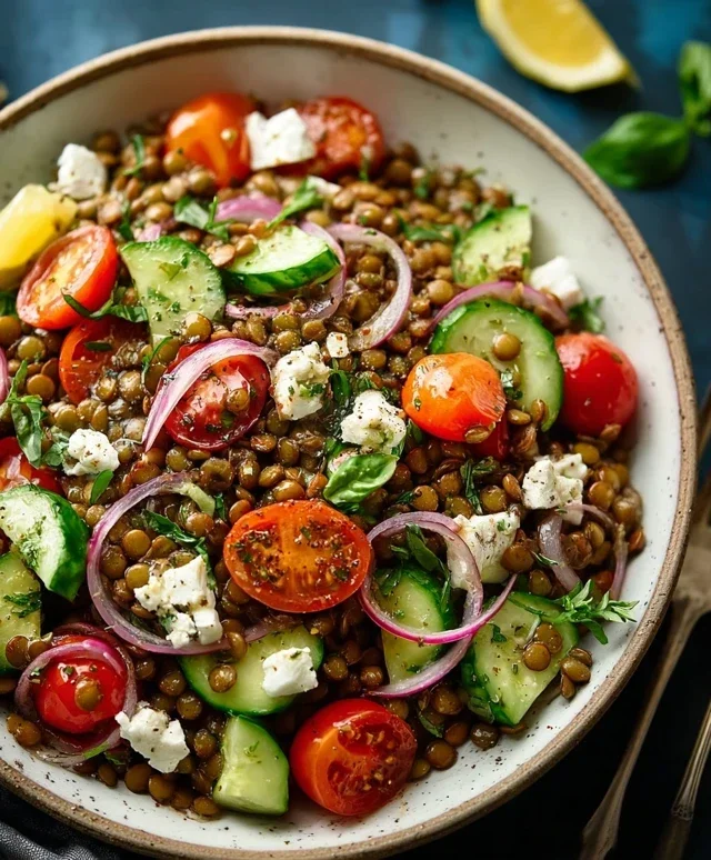 Mediterranean Lentil Salad