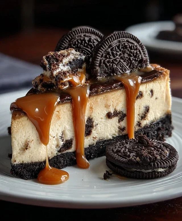 Oreo & Caramel Cheesecake