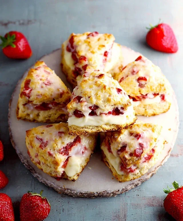Strawberry Scones