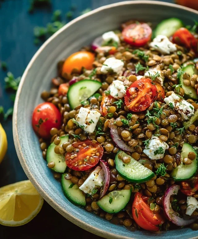 Mediterranean Lentil Salad