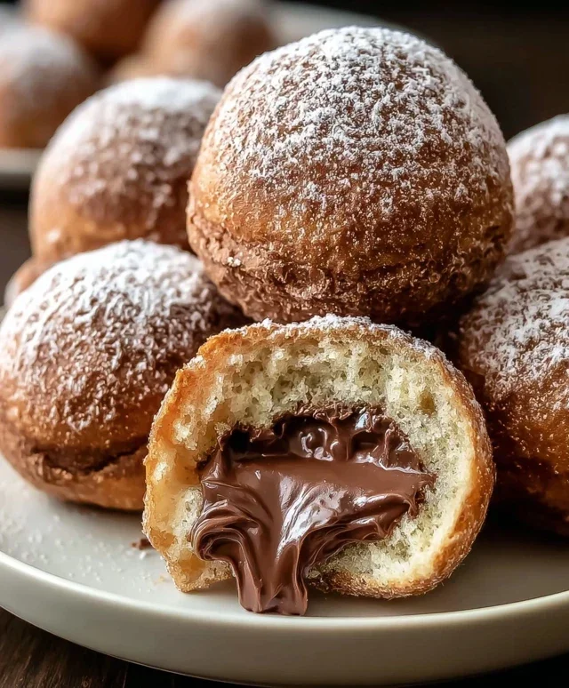 Air Fryer Nutella Bombs