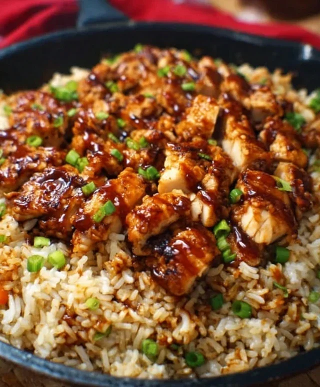 One-Pan Bold Honey BBQ Chicken Rice