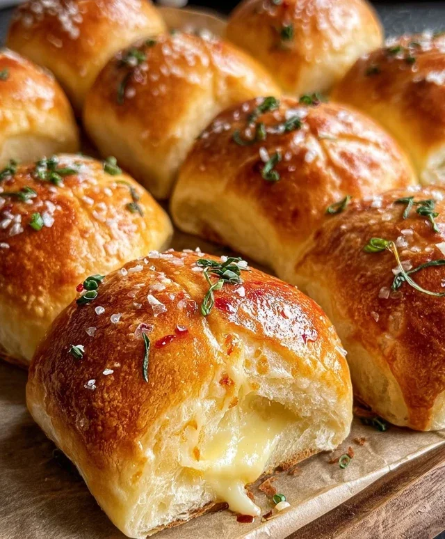 Korean Cream Cheese Garlic Buns