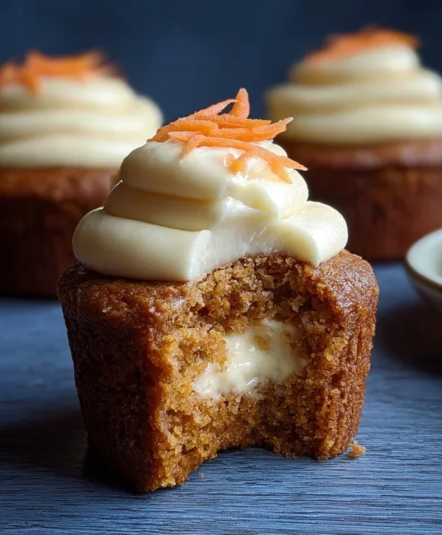 Carrot Cheesecake Cupcakes