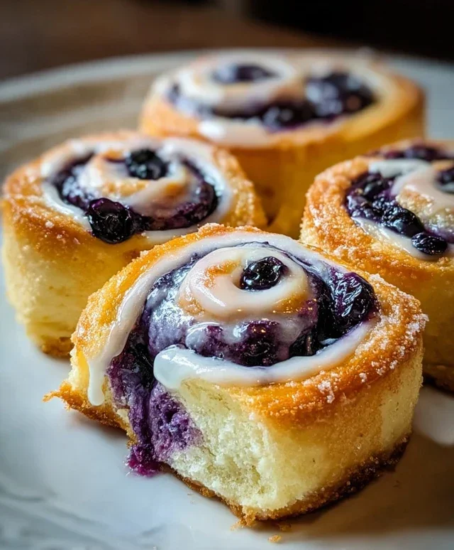 Blueberry Cheesecake Rolls