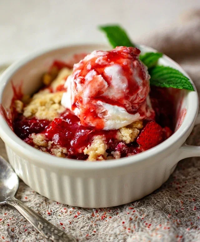 Strawberry Cobbler