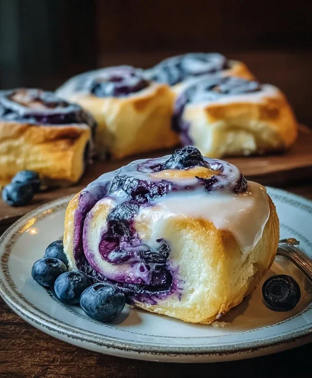 Blueberry Cheesecake Rolls
