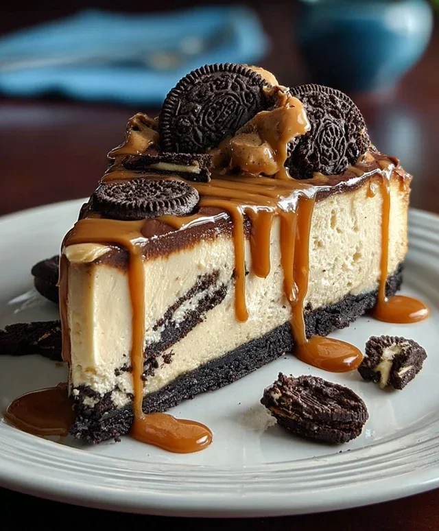 Oreo & Caramel Cheesecake