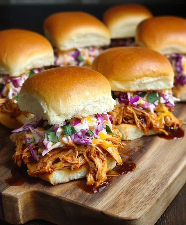 BBQ Chicken Sliders