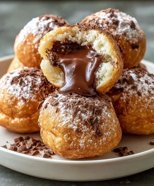 Air Fryer Nutella Bombs