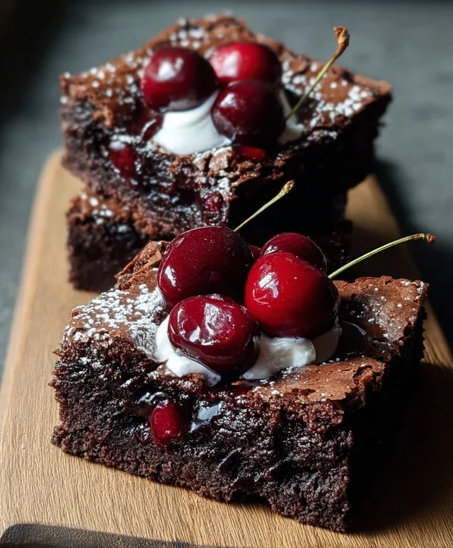 Small-Batch Black Forest Brownies