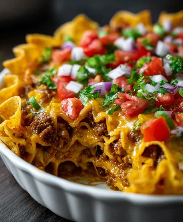 Walking Taco Casserole