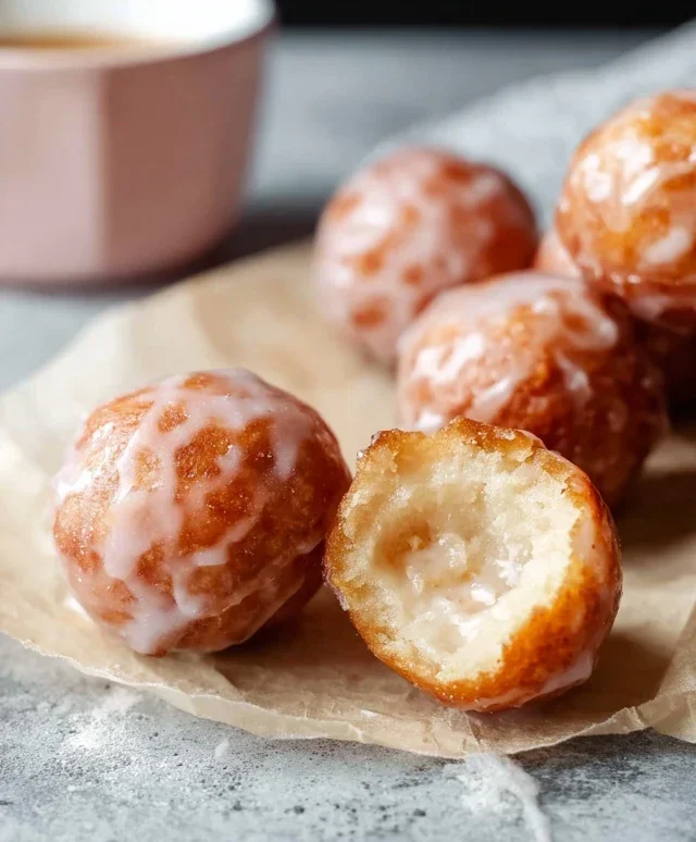 Easy Keto Glazed Donut Balls