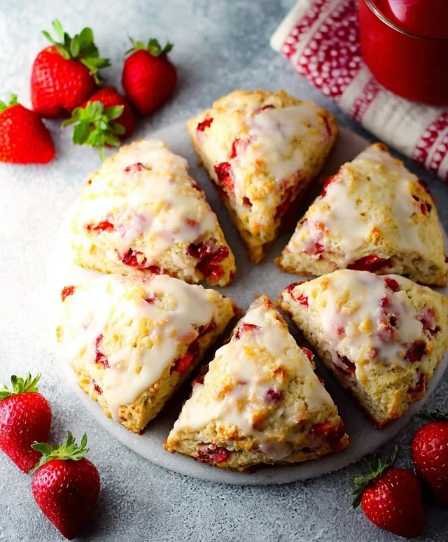 Strawberry Scones