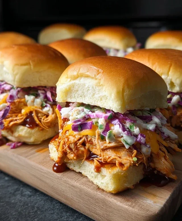 BBQ Chicken Sliders