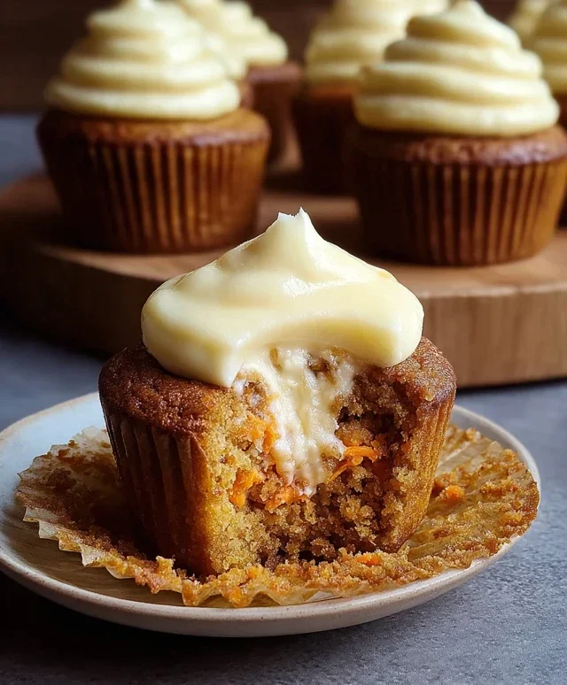 Carrot Cheesecake Cupcakes