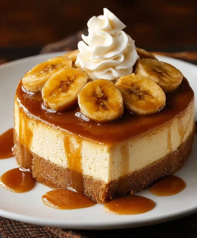 Bananas Foster Cheesecake