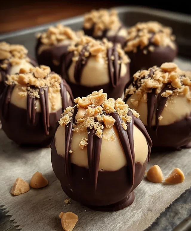 No-Bake Peanut Butter Cheesecake Balls